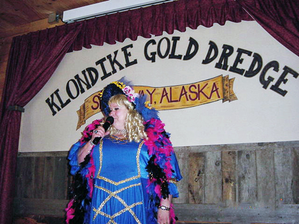 Klondike Gold Dredge announcer